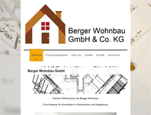 Tablet Screenshot of berger-zahntechnik.de